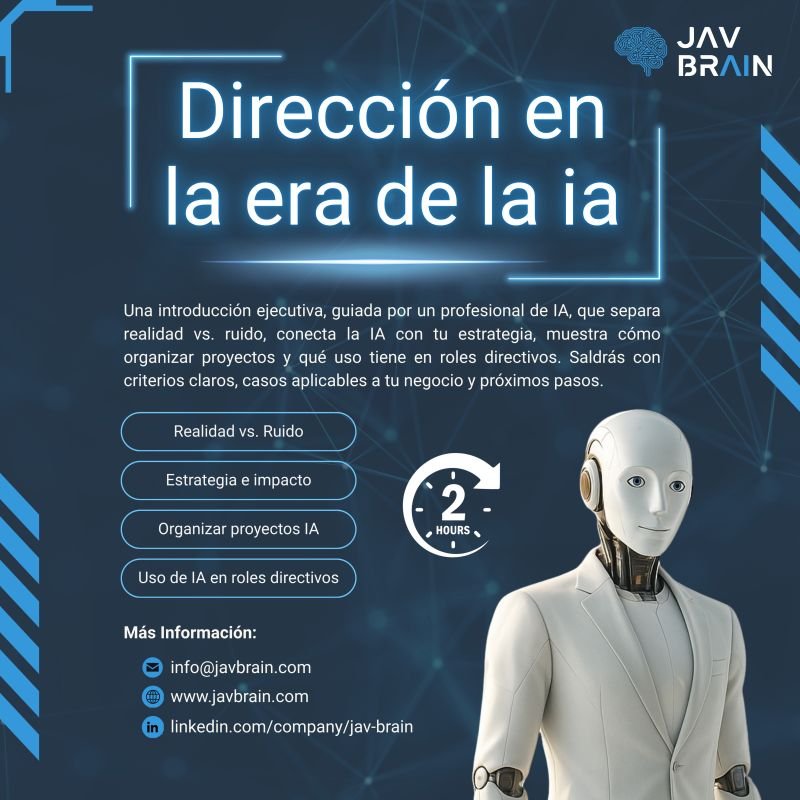 Formación en IA 1:1 para directivos: decide con criterio