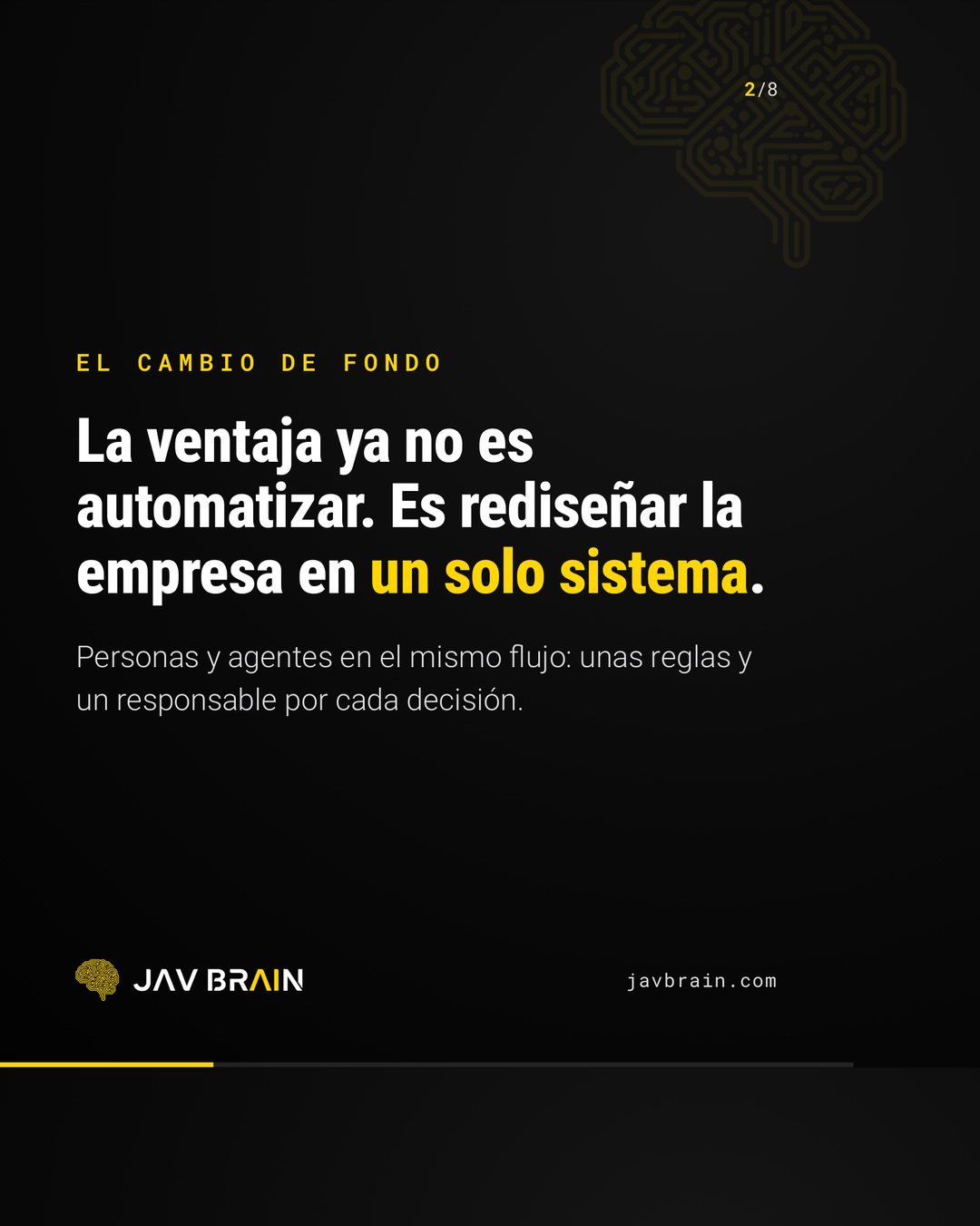 La empresa agéntica: tu organigrama tendrá agentes de IA - JAV BRAIN (diapositiva 2)
