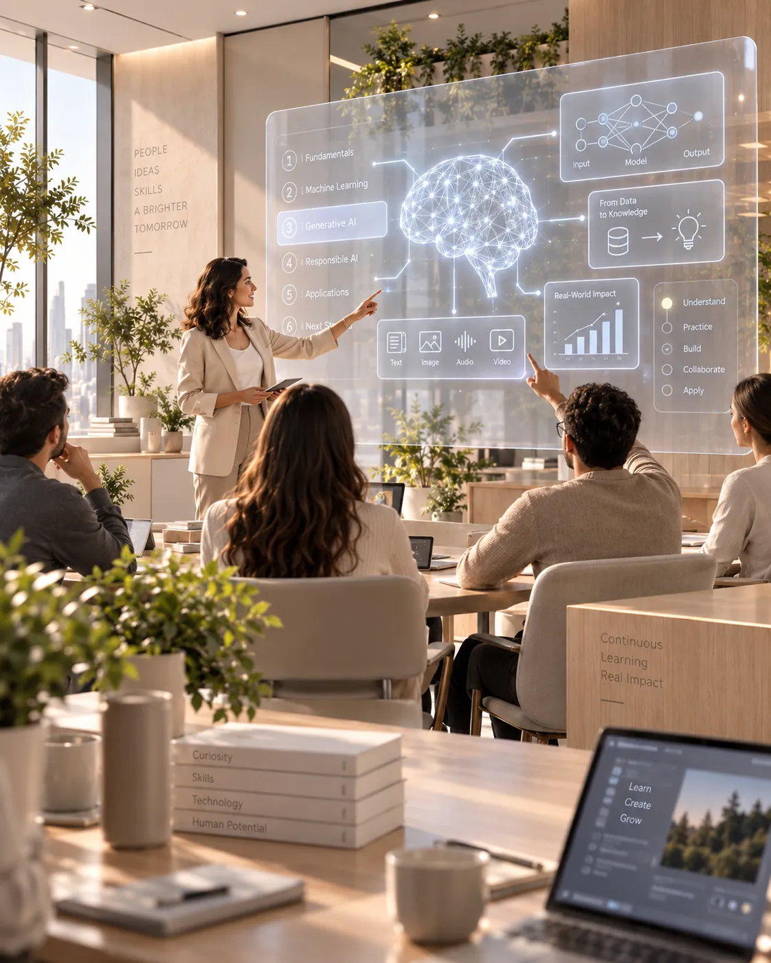 Artificial intelligence training session